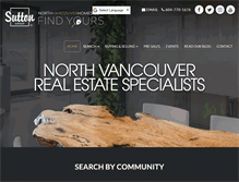 Tablet Screenshot of northvancouverhomes.com